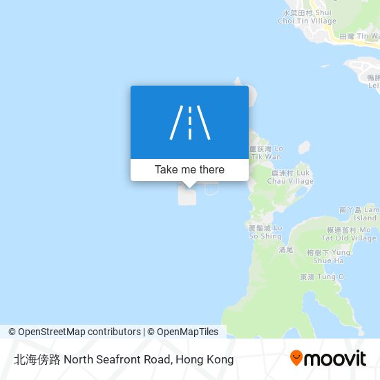 北海傍路 North Seafront Road map