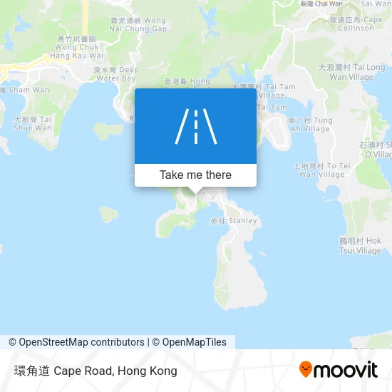 環角道 Cape Road map