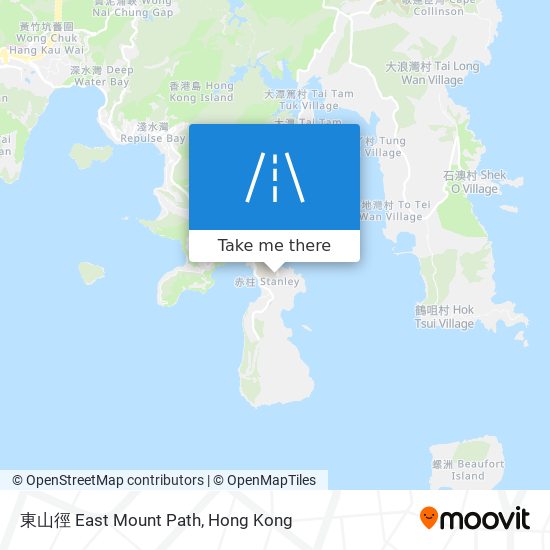 東山徑 East Mount Path map