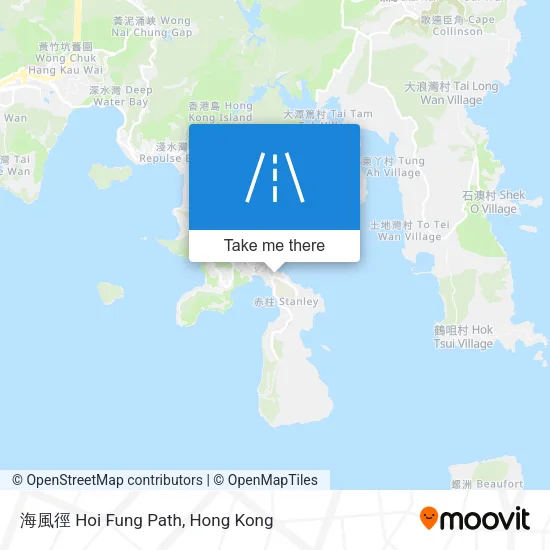海風徑 Hoi Fung Path map