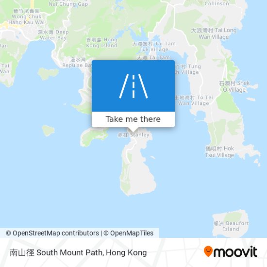 南山徑 South Mount Path map