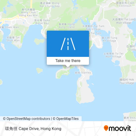環角徑 Cape Drive map