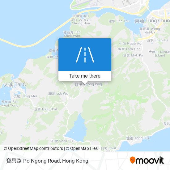 寶昂路 Po Ngong Road map
