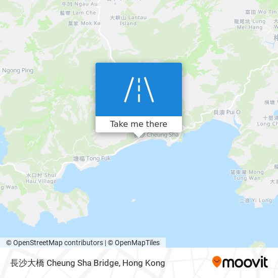 長沙大橋 Cheung Sha Bridge map