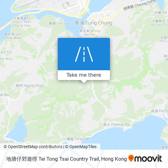 地塘仔郊遊徑 Tei Tong Tsai Country Trail map