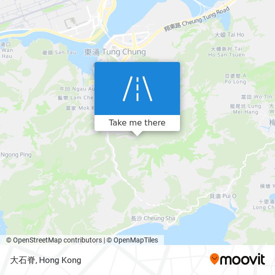 大石脊 map