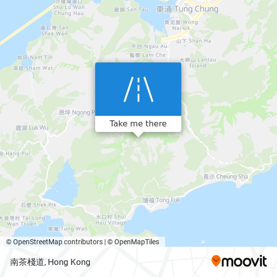 南茶棧道地圖