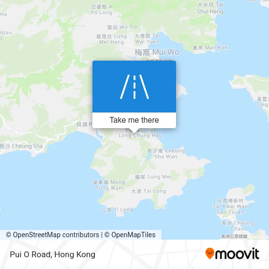 Pui O Road地圖