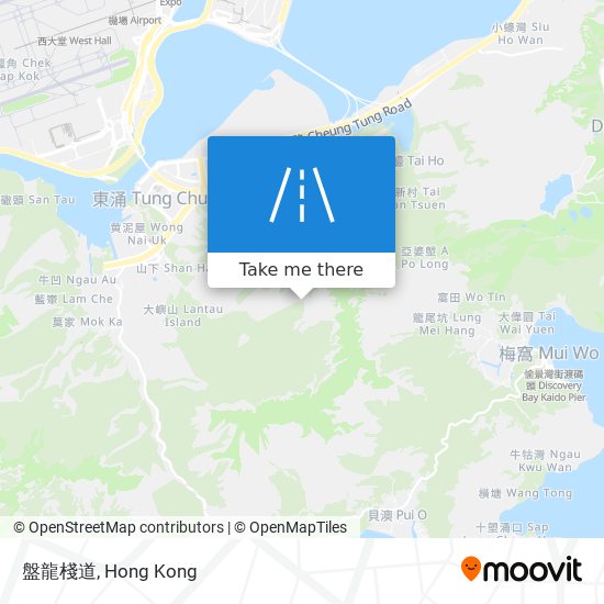盤龍棧道 map