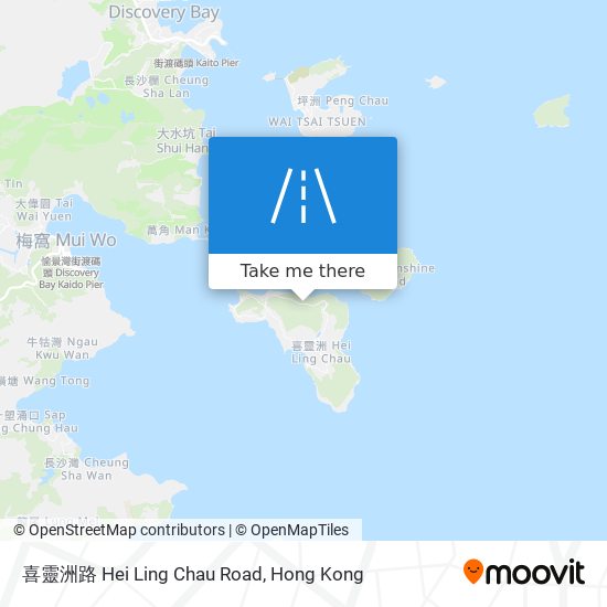 喜靈洲路 Hei Ling Chau Road map