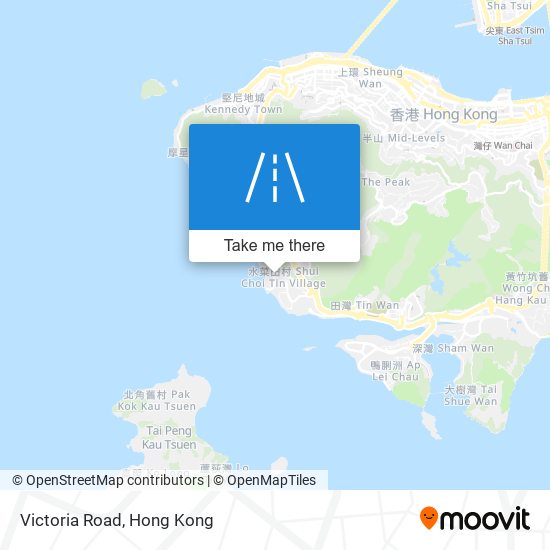 Victoria Road map