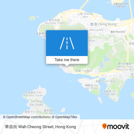 華昌街 Wah Cheong Street map