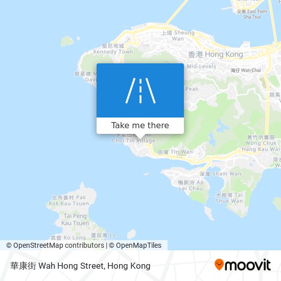 華康街 Wah Hong Street map