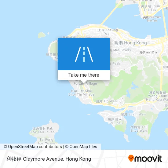 利牧徑 Claymore Avenue map