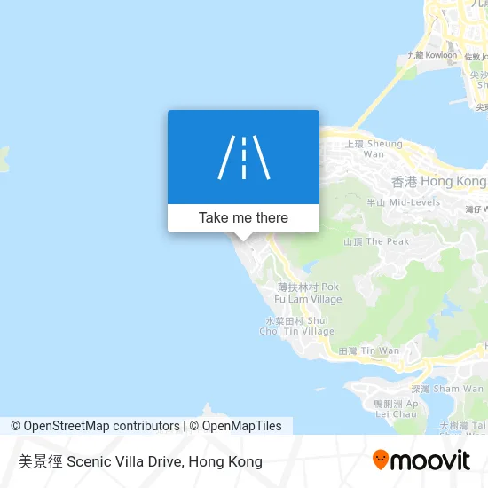 美景徑 Scenic Villa Drive map