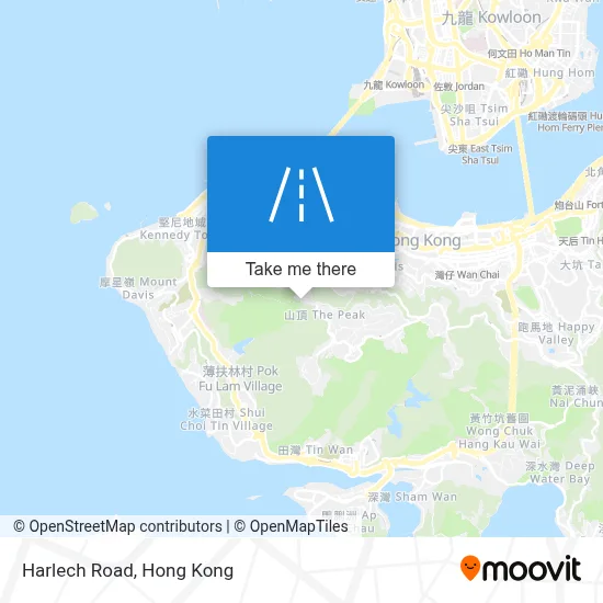 夏力道 Harlech Road地圖