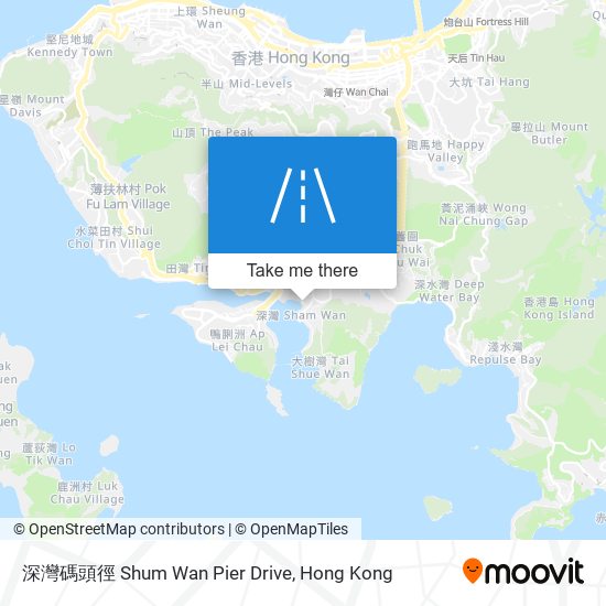 深灣碼頭徑 Shum Wan Pier Drive map