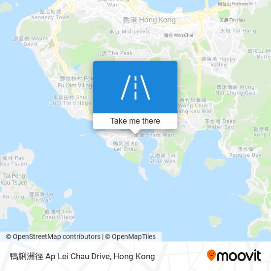 鴨脷洲徑 Ap Lei Chau Drive map