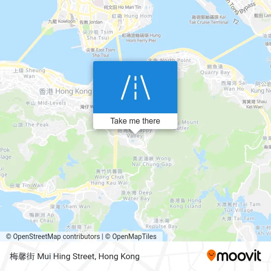 梅馨街 Mui Hing Street map