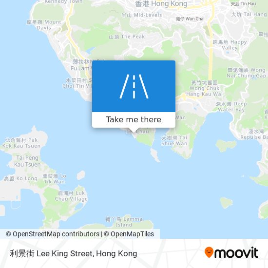 利景街 Lee King Street map