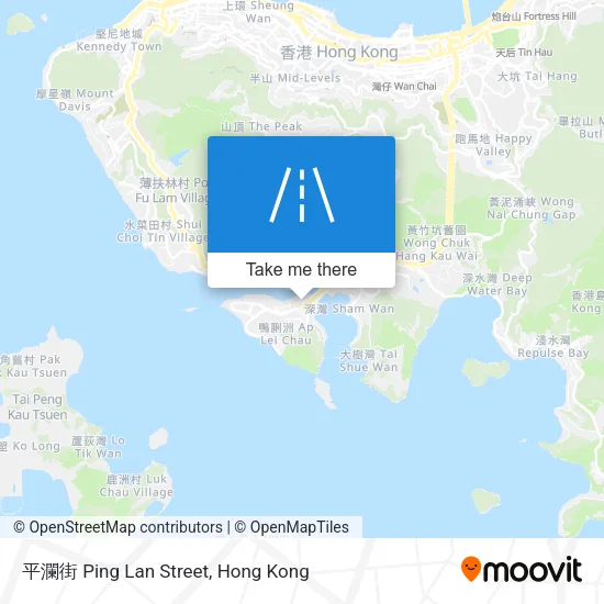 平瀾街 Ping Lan Street map