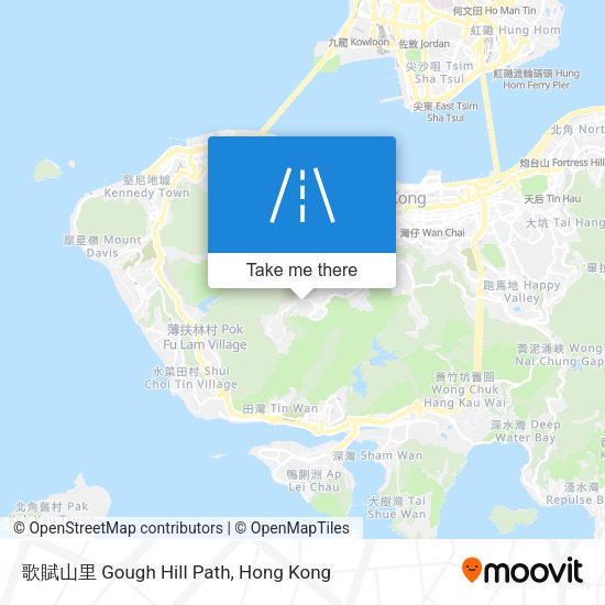 歌賦山里 Gough Hill Path地圖
