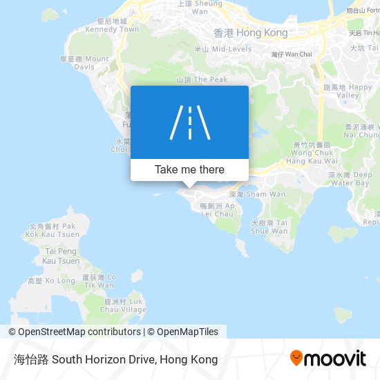 海怡路 South Horizon Drive map