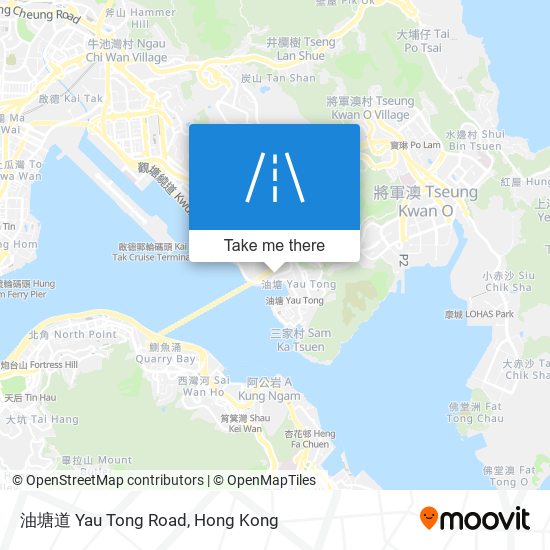 油塘道 Yau Tong Road map