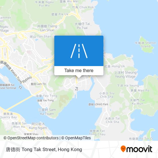 唐德街 Tong Tak Street map