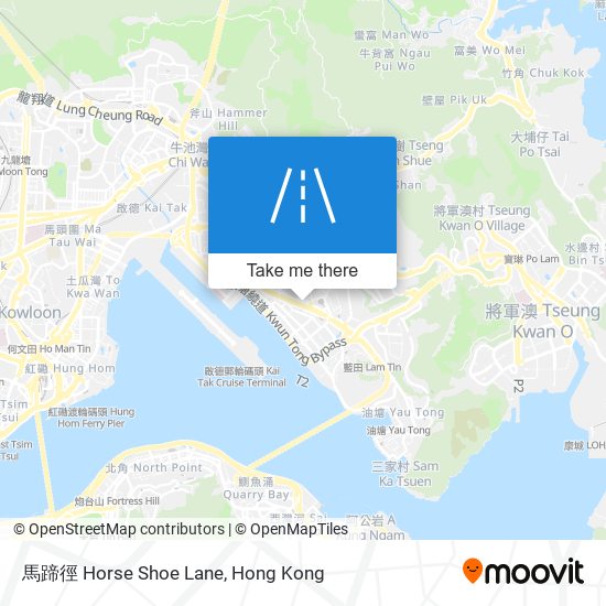 馬蹄徑 Horse Shoe Lane map