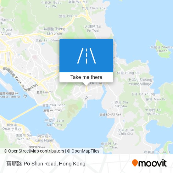 寶順路 Po Shun Road map