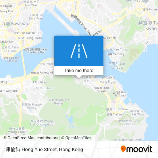 康愉街 Hong Yue Street map