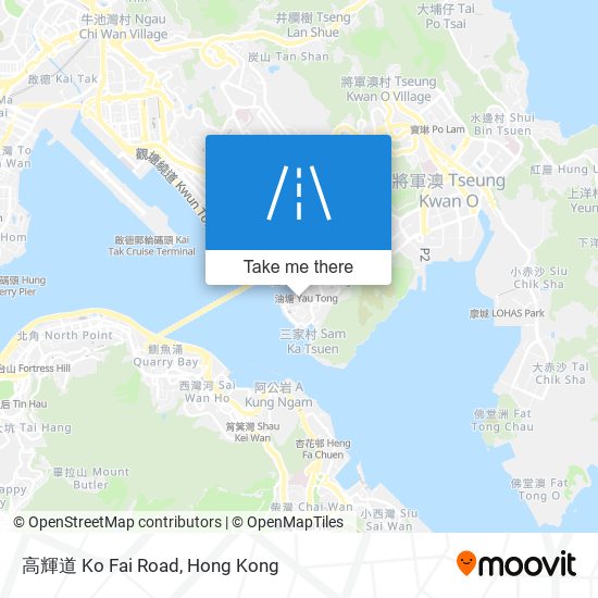 高輝道 Ko Fai Road map