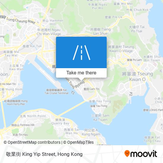 敬業街 King Yip Street map