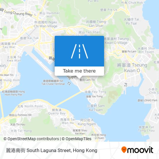 麗港南街 South Laguna Street map