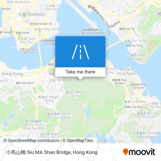 小馬山橋 Siu MA Shan Bridge地圖