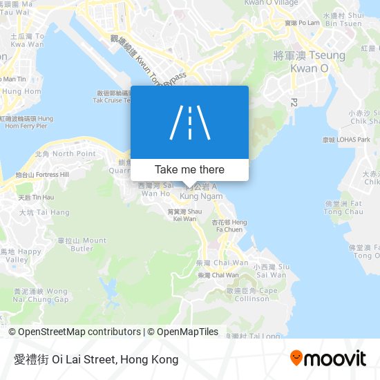 愛禮街 Oi Lai Street map