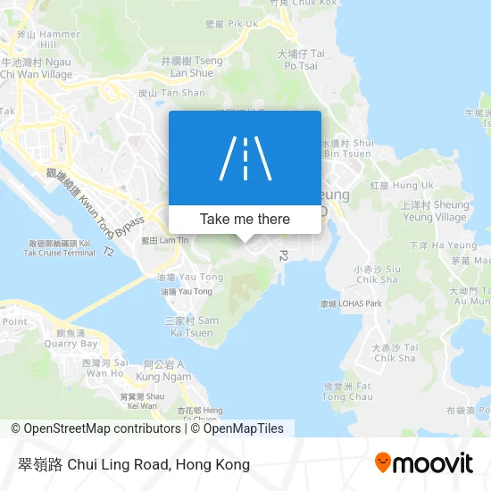 翠嶺路 Chui Ling Road map
