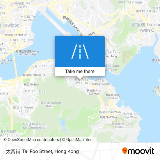 太富街 Tai Foo Street map