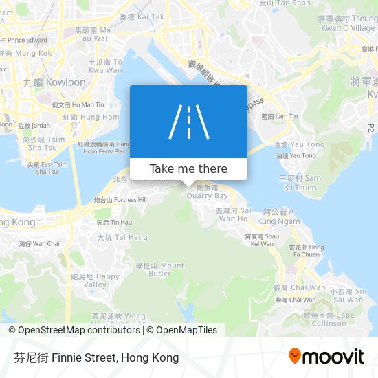 芬尼街 Finnie Street map