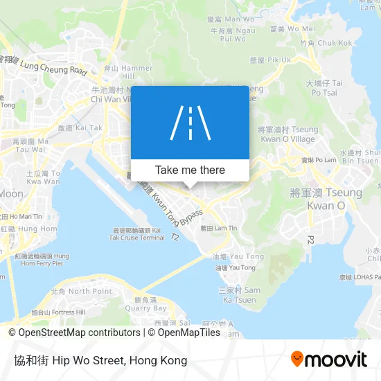 協和街 Hip Wo Street map