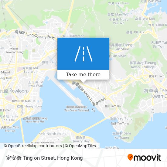 定安街 Ting on Street map