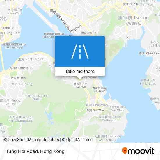 東喜道 Tung Hei Road map