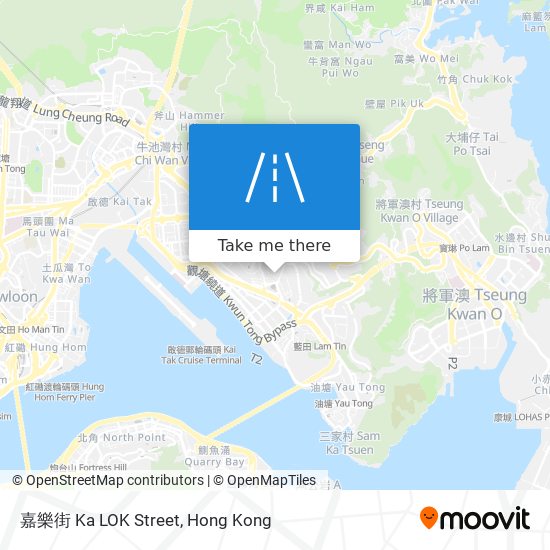 嘉樂街 Ka LOK Street map