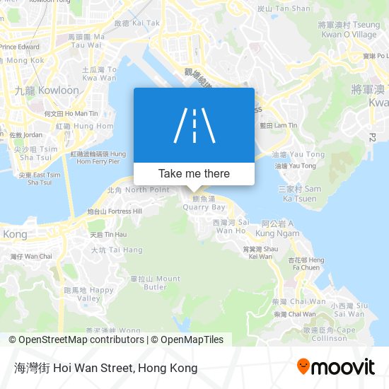 海灣街 Hoi Wan Street map