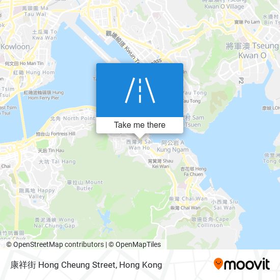 康祥街 Hong Cheung Street map