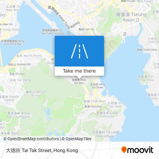 大德街 Tai Tak Street map