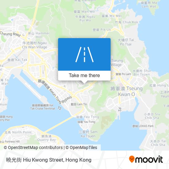 曉光街 Hiu Kwong Street map