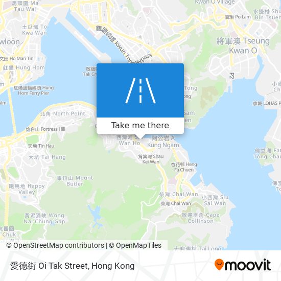 愛德街 Oi Tak Street map