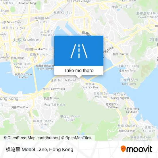 模範里 Model Lane map